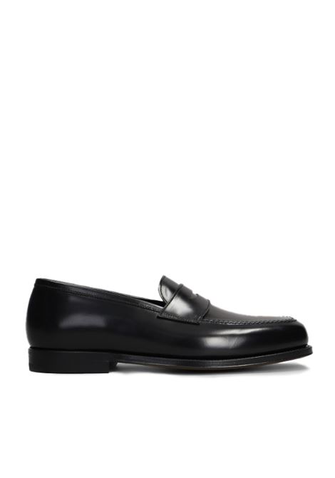 Black polished finish loafers Green George - men